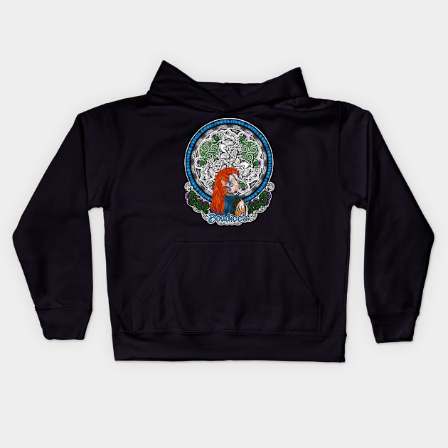 What would Boudicca do? Kids Hoodie by Tori Jo